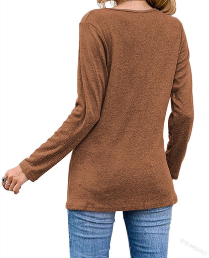 WOLF Rundhals-Pullover-T-Shirt