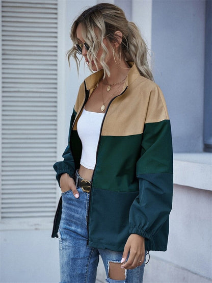 WOLF Revers Patchwork Lose Jacke