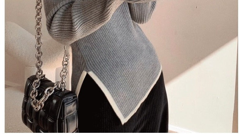 WOLF Seitenschlitz Pullover