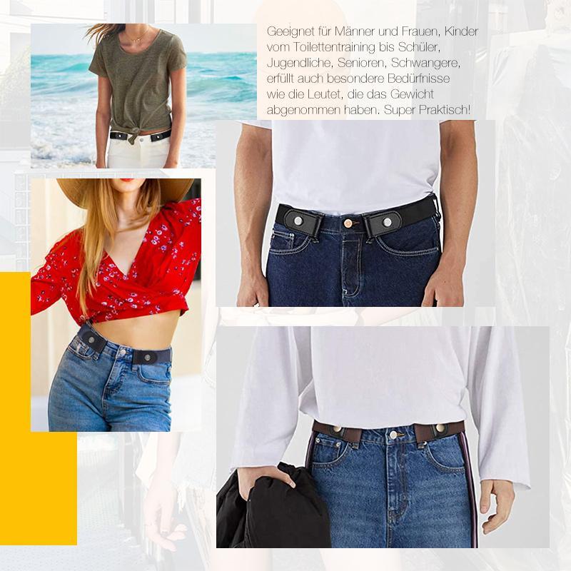 Elastischer Taillengürtel ohne Schnalle