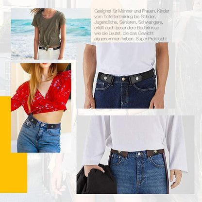 Elastischer Taillengürtel ohne Schnalle