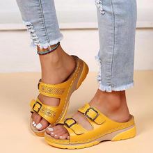 Lade das Bild in den Galerie-Viewer, Andrea™ | Orthopädische Ledersandalen
