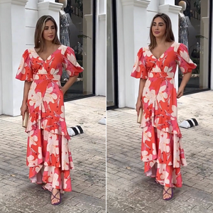 Simona | Elegantes Blumenkleid