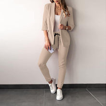 Lade das Bild in den Galerie-Viewer, Sara 2-teiliger Damenanzug | Stylischer Blazer und Hose für Frauen
