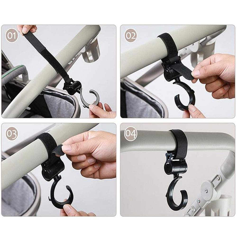 Taschenhalterungen für Kinderwagen (2 Stück)