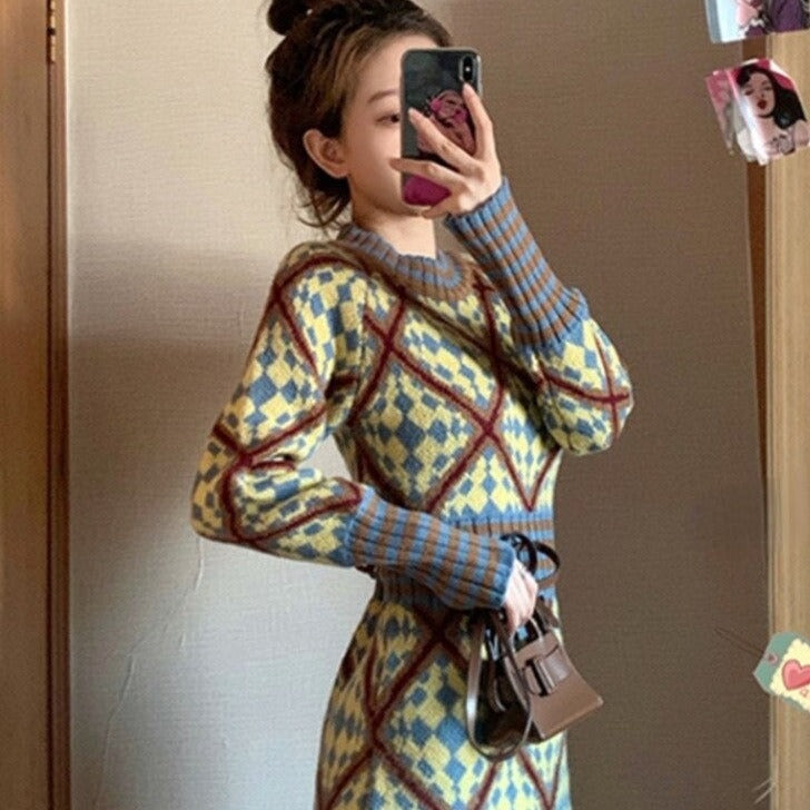 WOLF Sexy Kurz Gelb Pullover Lang Ärme