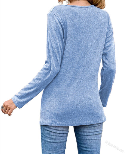 WOLF Rundhals-Pullover-T-Shirt