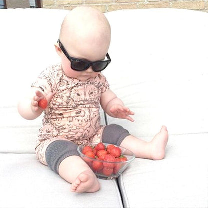 Elastische Baby Knieschoner I Antirutsch Krabbelhilfe