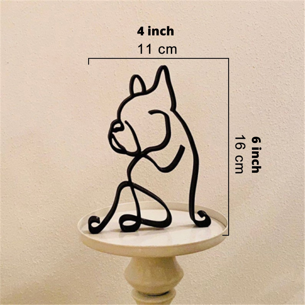 CanineArt™ Metall Hunde und Katzen Skulpturen