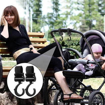 Taschenhalterungen für Kinderwagen (2 Stück)