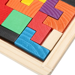 Tetris Puzzle Spiel aus Holz
