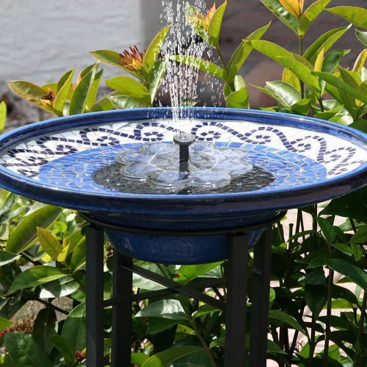 Solar Springbrunnen I  Vogel-Bad I Fontäne für den Garten