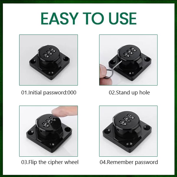 50% RABATT | SecureX™ Kombinations-Schloss