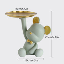 Lade das Bild in den Galerie-Viewer, Mr. Bear - Modernes Tablett Bärenstatuen
