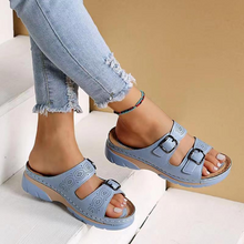 Lade das Bild in den Galerie-Viewer, Andrea™ | Orthopädische Ledersandalen
