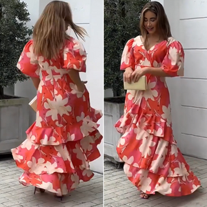 Simona | Elegantes Blumenkleid