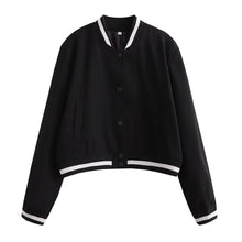 Lade das Bild in den Galerie-Viewer, Dide Casual Jacket | Trendy Short Damenjacke mit Bomberkragen für Frauen
