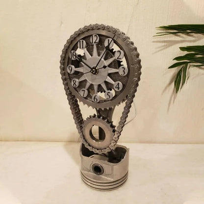 Gearluxe™ Elektrisch Drehende Zahnraduhr