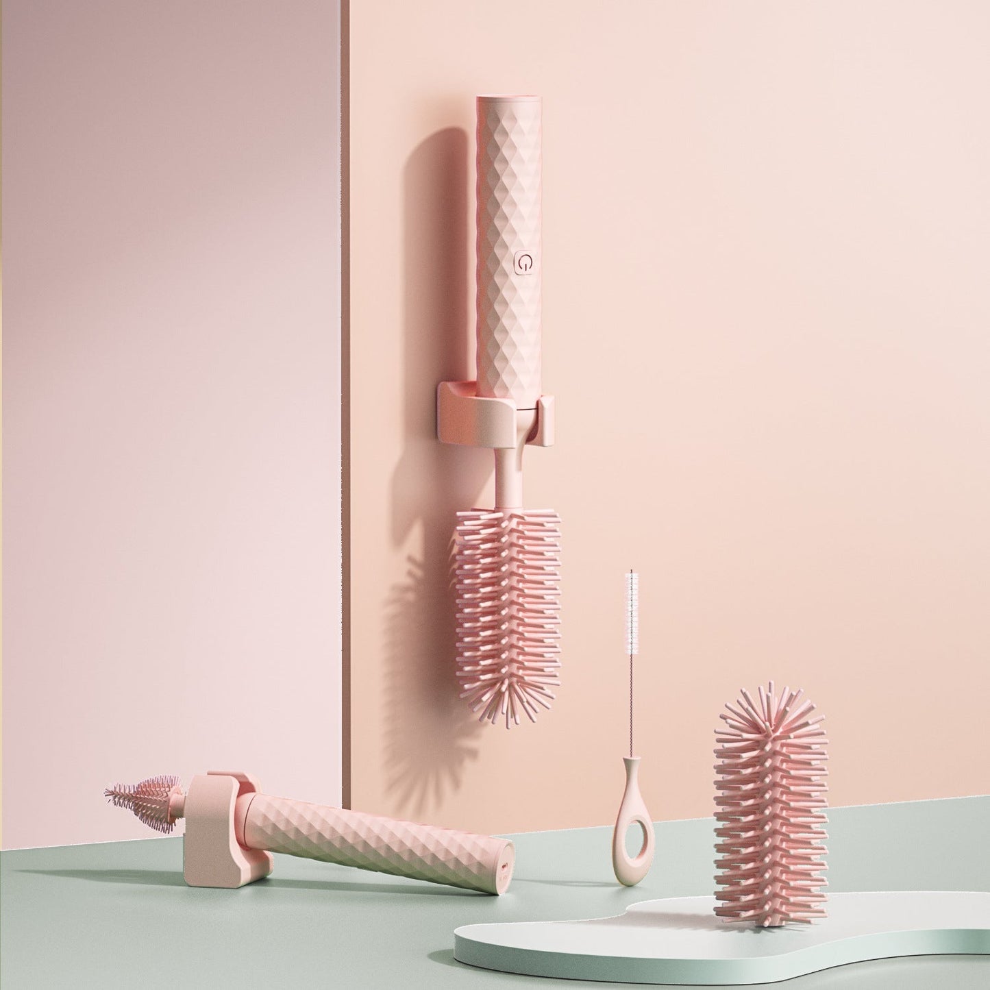 ElectroClean™ Elektrische Silikon-Flaschenbürste