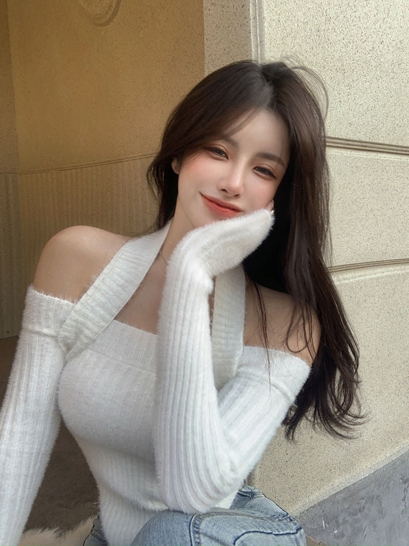 WOLF Aus Schultern Schlank Pullover