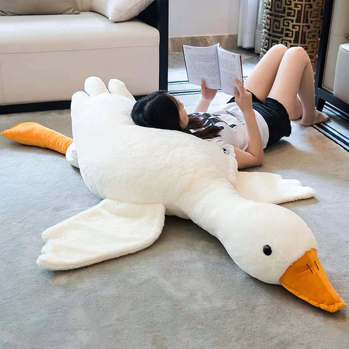 PlushVibe Gänse-Kissen