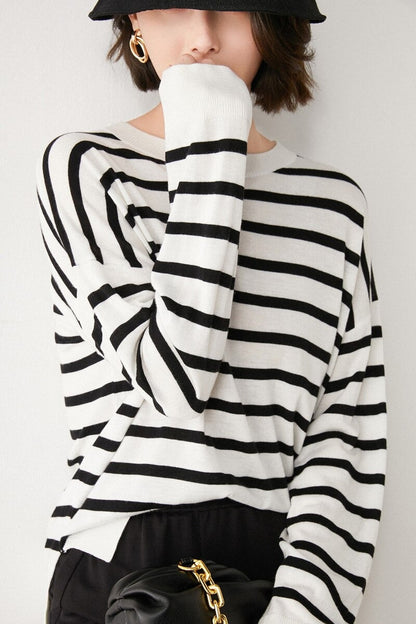 WOLF Tropfen Schultern Lose Pullover