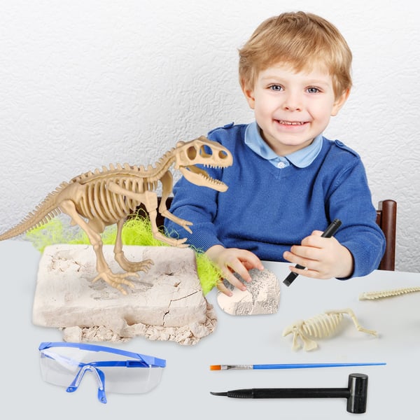 Dinossil™ Dinosaurier-Fossilien-Ausgrabungsset für Kinder