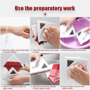 PanePolish™ Magnetischer Doppelseitiger Fensterreiniger