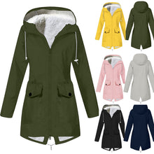Lade das Bild in den Galerie-Viewer, Angelina - Fleece-Regenjacke
