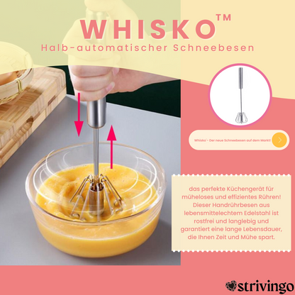 50% RABATT | Whisko™ Halb-automatischer Schneebesen