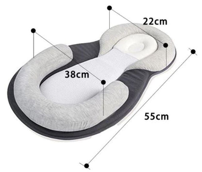 Verstellbares Babybett - gegen Plattkopf und Verdauungsprobleme  schwarz 3