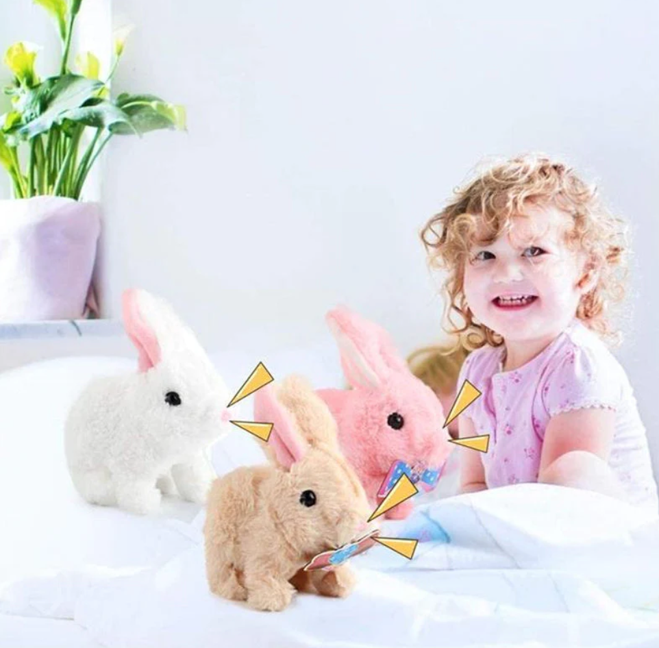 Hüpfender Osterhase - Spielzeug für groß und klein