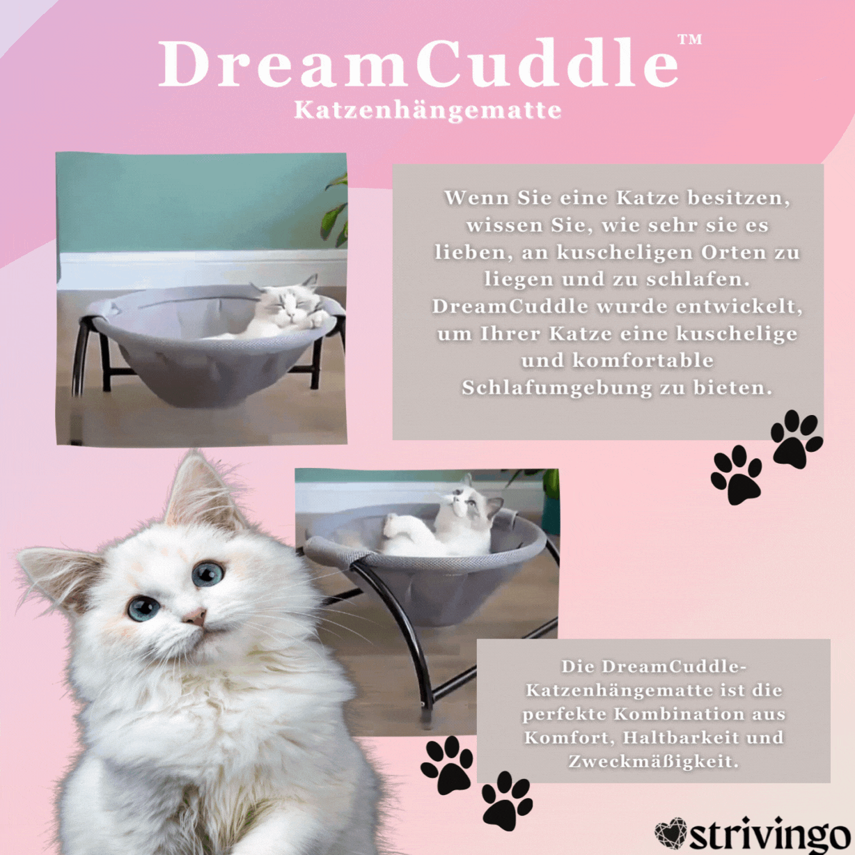 DreamCuddle™ Katzenhängematte