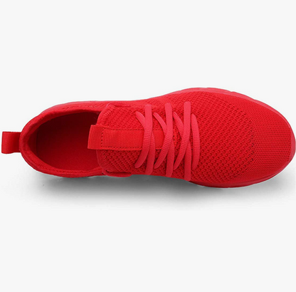 DamenLaufschuheTurnschuheSportschuheSneakerRunningTennisSchuheFreizeitStrassenlaufschuheFashionLeichtgewichtsAtmungsaktivWalkingschuheOutdoorFitnessJoggingSportsschuhe_rot2
