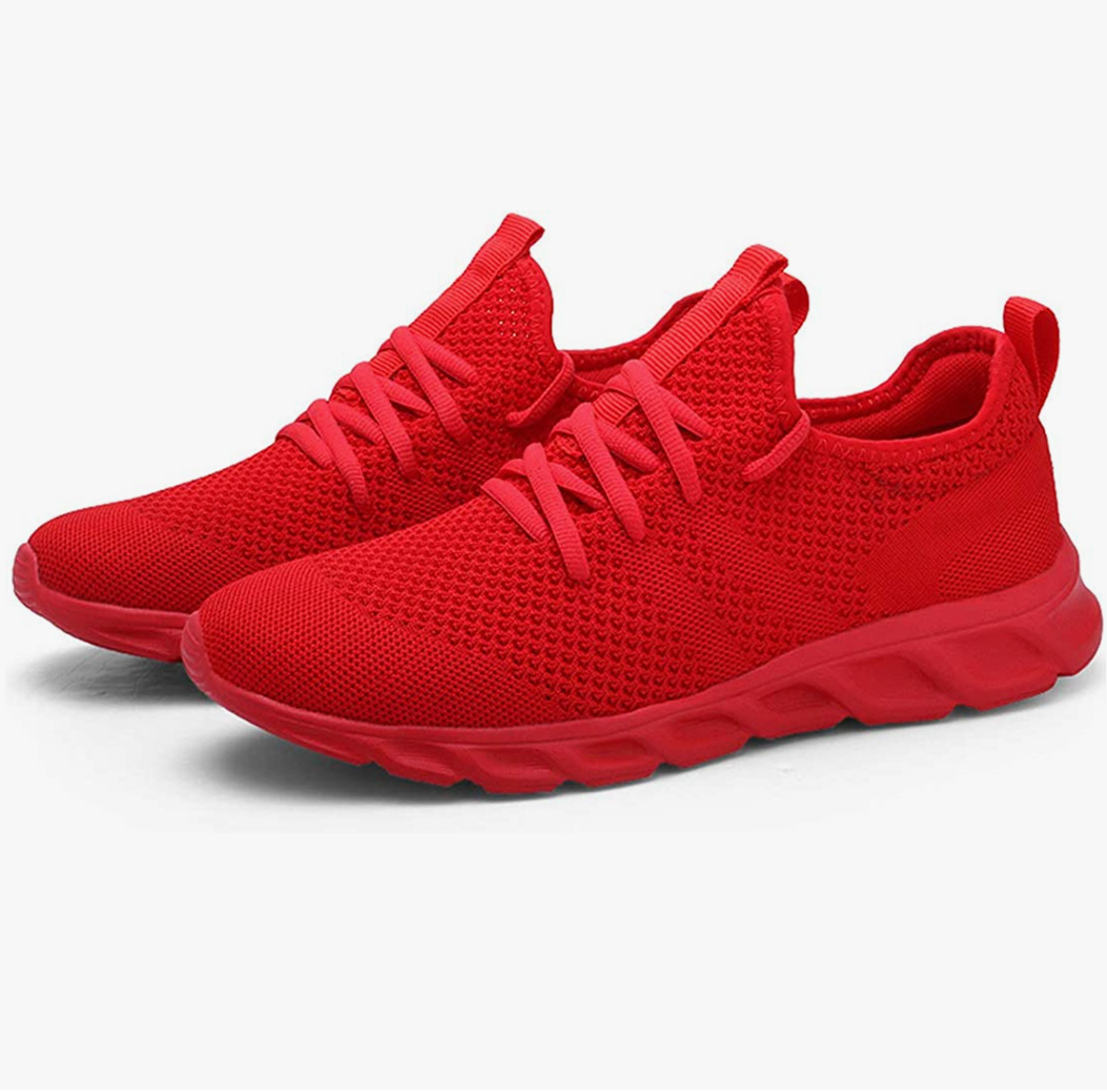 DamenLaufschuheTurnschuheSportschuheSneakerRunningTennisSchuheFreizeitStrassenlaufschuheFashionLeichtgewichtsAtmungsaktivWalkingschuheOutdoorFitnessJoggingSportsschuhe_rot3