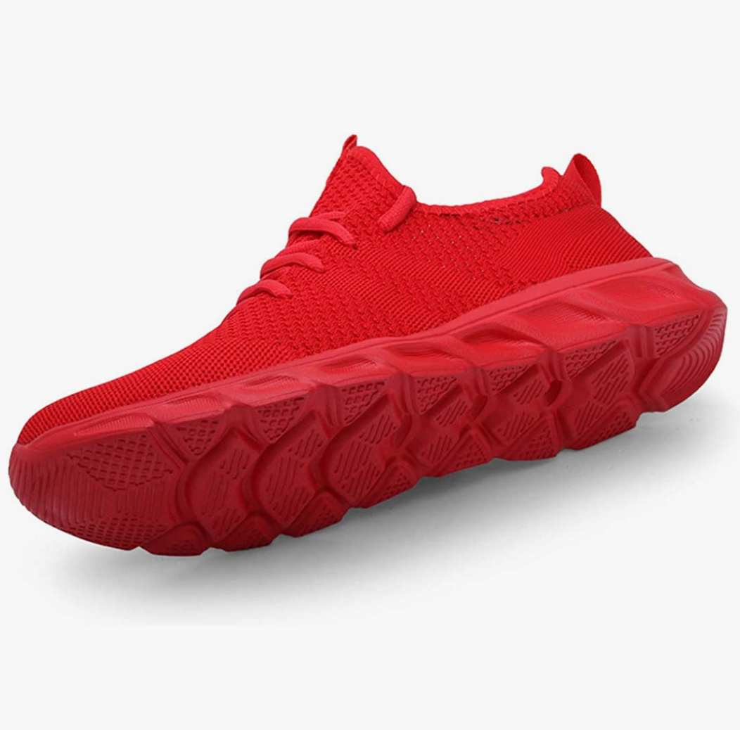 DamenLaufschuheTurnschuheSportschuheSneakerRunningTennisSchuheFreizeitStrassenlaufschuheFashionLeichtgewichtsAtmungsaktivWalkingschuheOutdoorFitnessJoggingSportsschuhe_rot4
