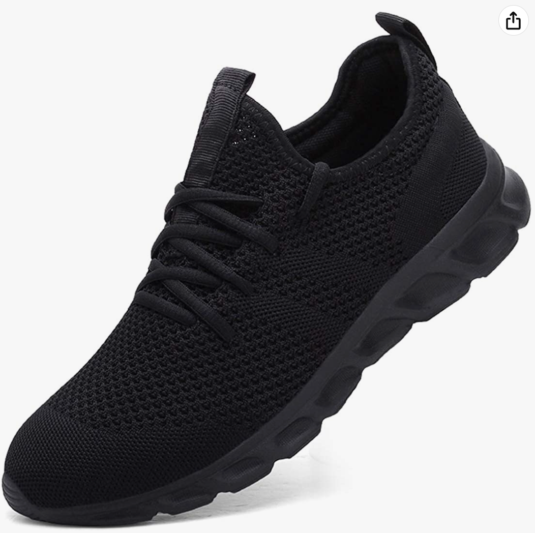 DamenLaufschuheTurnschuheSportschuheSneakerRunningTennisSchuheFreizeitStrassenlaufschuheFashionLeichtgewichtsAtmungsaktivWalkingschuheOutdoorFitnessJoggingSportsschuhe_schwarz