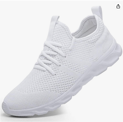 DamenLaufschuheTurnschuheSportschuheSneakerRunningTennisSchuheFreizeitStrassenlaufschuheFashionLeichtgewichtsAtmungsaktivWalkingschuheOutdoorFitnessJoggingSportsschuhe_weiss