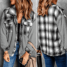 Lade das Bild in den Galerie-Viewer, Marlies Fleece Jack | Warmes kariertes Fleeceshirt für Frauen

