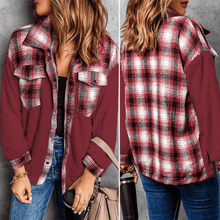 Lade das Bild in den Galerie-Viewer, Marlies Fleece Jack | Warmes kariertes Fleeceshirt für Frauen

