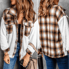 Lade das Bild in den Galerie-Viewer, Marlies Fleece Jack | Warmes kariertes Fleeceshirt für Frauen
