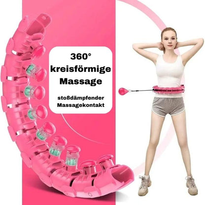 HULA HU - Hula Hoop Reifen mit Gewicht Kugel - perfekt zum Abnehmen - Testsieger