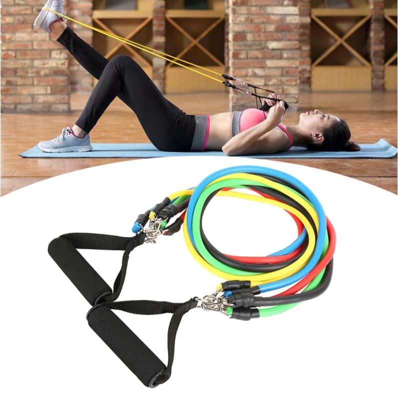 FITNESS SET - 11-TEILIG + GRATIS AUFBEWAHRUNGSTASCHE - lieblingsladen.co