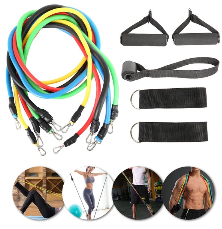FITNESS SET - 11-TEILIG + GRATIS AUFBEWAHRUNGSTASCHE - lieblingsladen.co