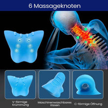 Lade das Bild in den Galerie-Viewer, Nacken-und Schulter-Relaxer,tragbares zervikales Traktionsgerät,Nackendehner,Nackenhaltungskorrektur,Chiropraktik-Kissen zur Linderung von Kiefergelenksschmerzen
