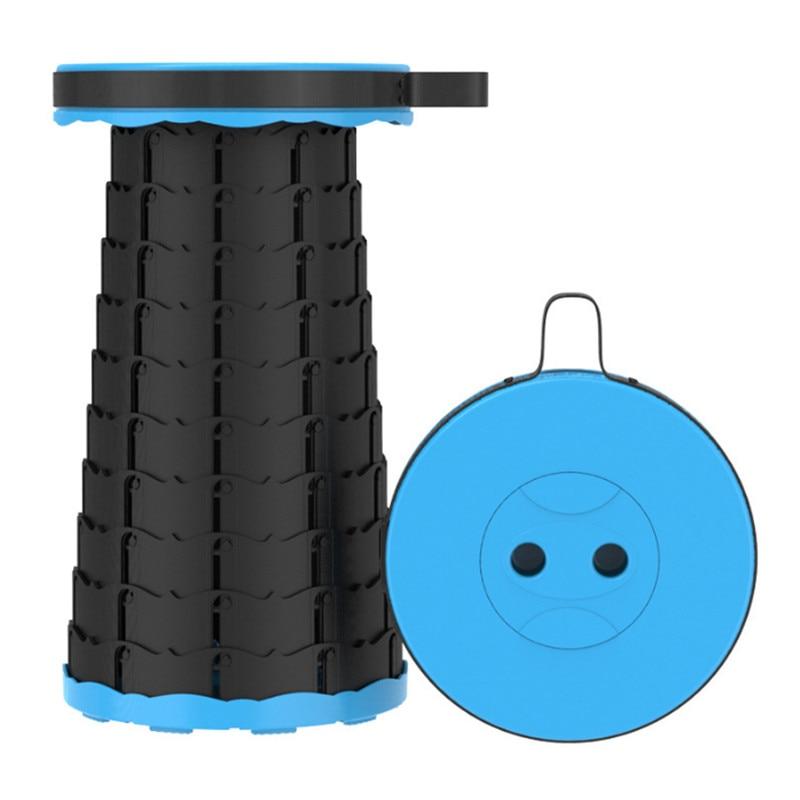 höhenverstellbarer hocker blau