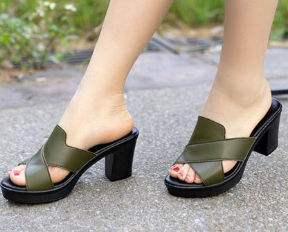 WOLF Hochhackige Sandalen