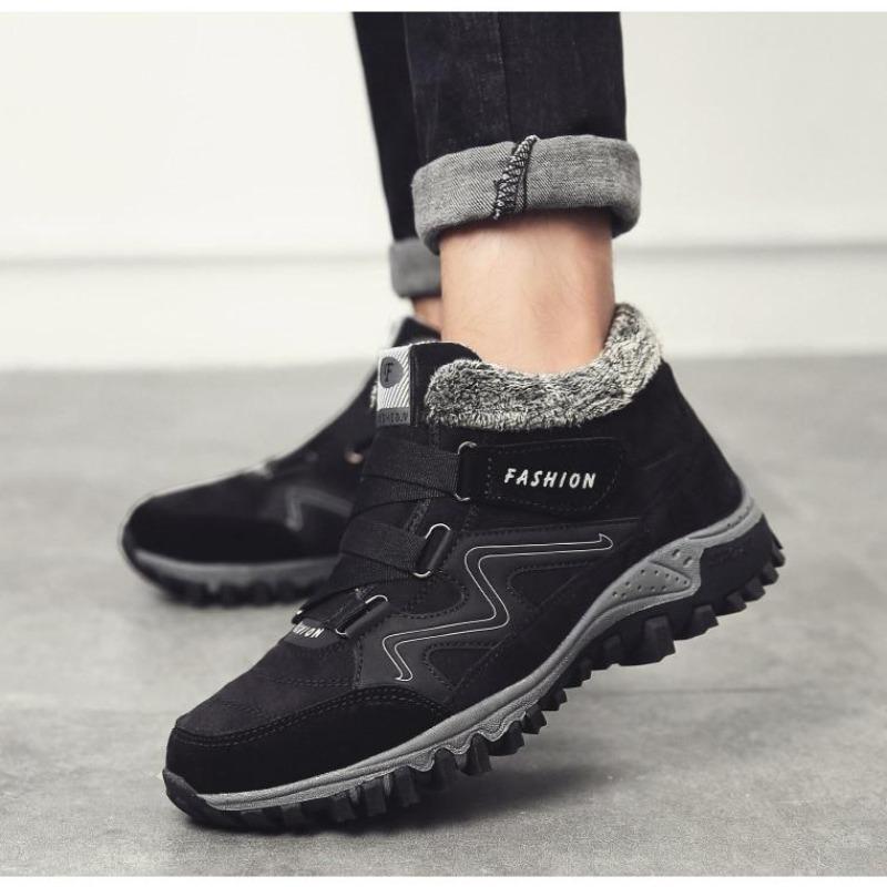 Winterschuh mit Innenfutter - schwarz