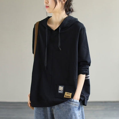 WOLF Langärmelige, lockere Kapuzenpullis Passend zum Thema Casual