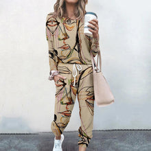 Lade das Bild in den Galerie-Viewer, WOLF Vintage O-Ausschnitt-Sweat-Anzug
